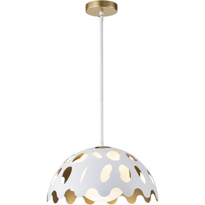 Lucas + McKearn Lighting Collection PD7376W-15 Pebbles Pendant White
