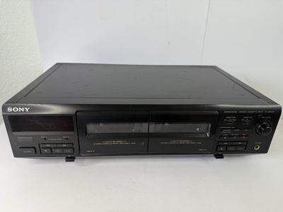 #ad Sony TC WE405 Dual Cassette Deck Auto Reverse Deck B Works Arizona Clean $59.99