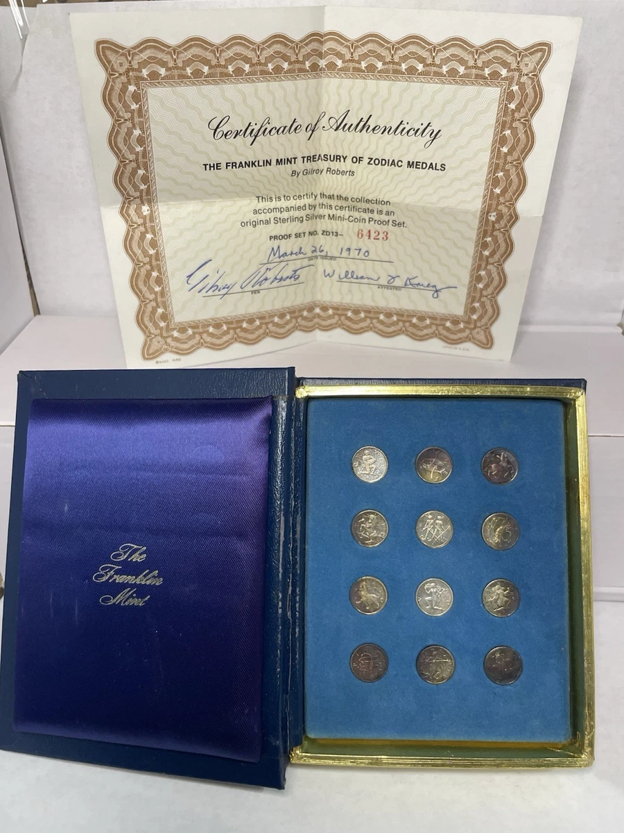 Franklin Mint Silver Medals In Numismatic Medals for sale | eBay