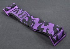DV8 Feather Light Strap - "Swirl" – Embroidered Logo - Purple/Black