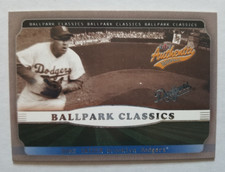 2002 Fleer Authentix Ballpark Classics #3 Duke Snider