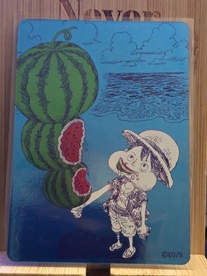 One Piece Metakira Card Luffy Watermelon NatsuComi 2026 Promo Foil