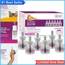 Cat Calming Diffuser Refill 6 Pack 30 Day Phe...
