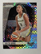 2024 Prizm WNBA Jaelyn Brown Checkerboard SSP Rookie RC #31 Dallas Wings