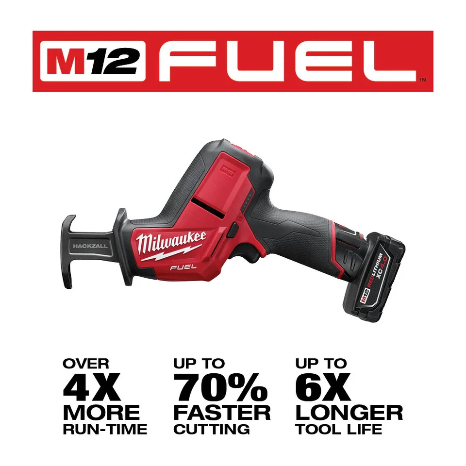 Milwaukee 2520-21XC M12 FUEL 12V HACKZALL Reciprocating Saw Kit - Image 3 of 4
