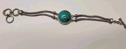 925 Sterling Silver Original Turquoise Stone Bracelet - Bild 2 von 7