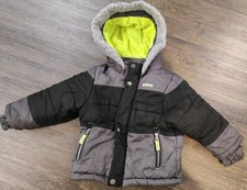 Oshkosh B  gosh Toddler Hooded Insulated Winter Jacket Size 3T Sherpa Lined Rare 