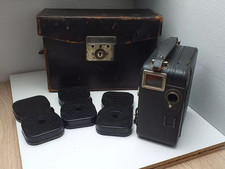 PATHE MOTOCAMERA PATHESCOPE 9.5MM CAMERA ROUSSEL 3.5 20MM LENS