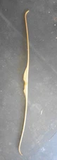 Vintage 66" Unbranded Right Handed Recurve Wooden Long Bow