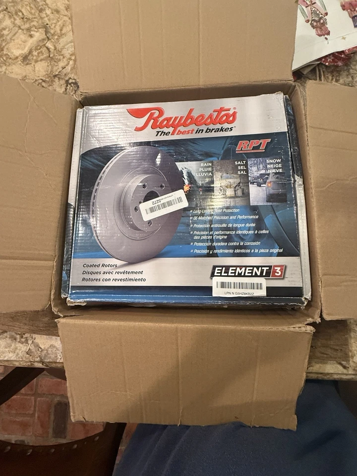 Ротор заднего тормоза 980798FZN Raybestos для некоторых моделей Audi, Volkswagen.Читайте описание - Изображение 2 из 4