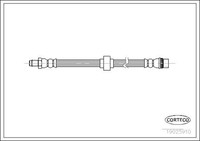 Bremsschlauch Corteco 19025910 FüR Renault Espace 3 Dti JE0M JE0A 16V JE0N JE0L
