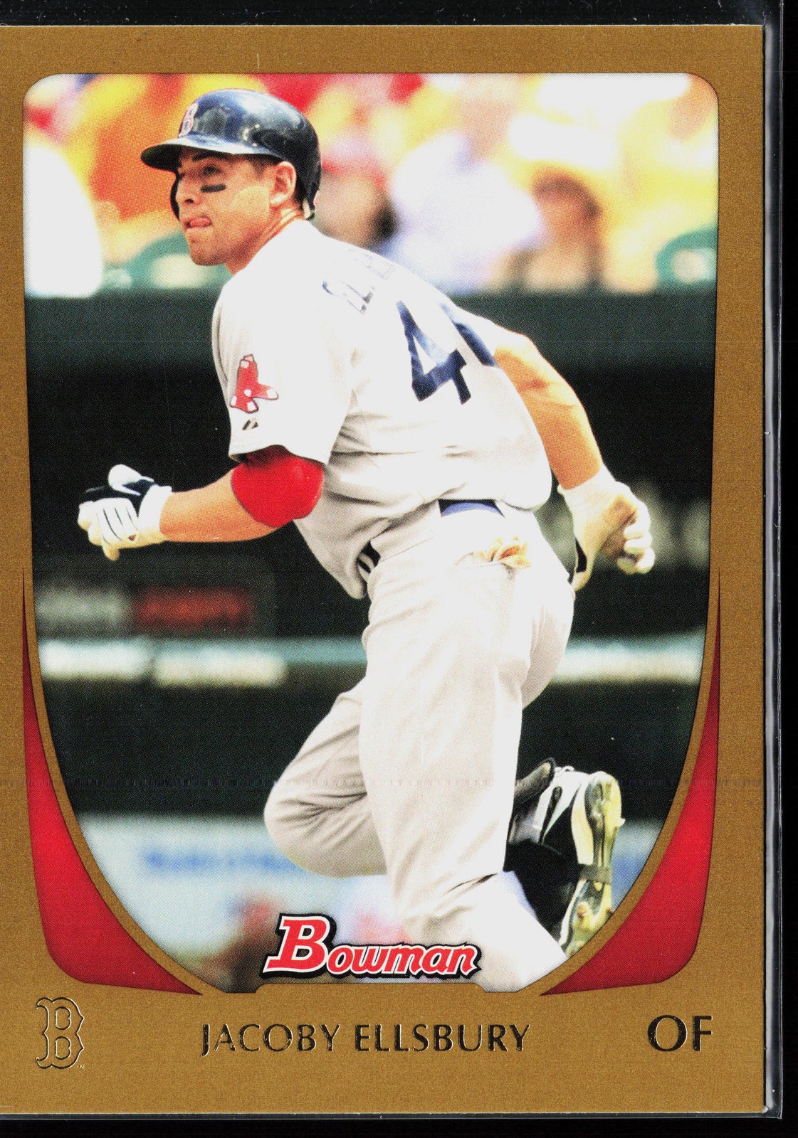 2011 Bowman #126 Jacoby Ellsbury Orange #/250