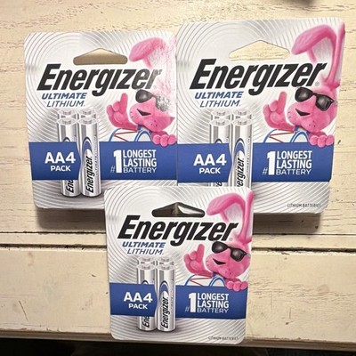 AA Energizer Ultimate Lithium AA Size Batteries (3) 4-Pack 1.5V (MPN L91)