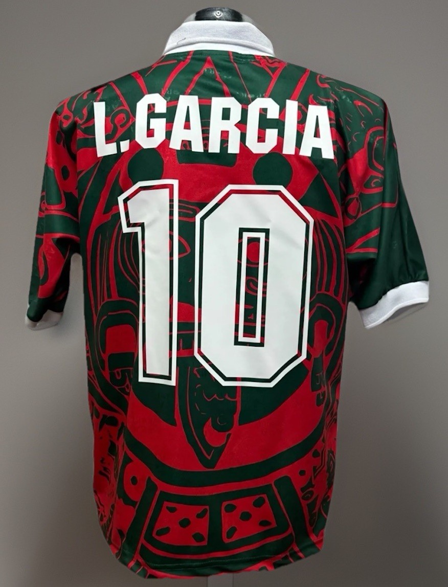 Luis Garcia Mexico National Team Aba Sport 1998 World Cup Jersey