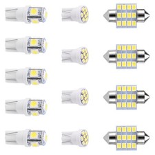 LED Light Bulb 13x T10 31mm Festoon Interior Dome Map License Plate Trunk