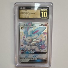 Sylveon GX SV76/SV94 Hidden Fates Shiny Vault Holo CGC 10 Pristine 2019 on eBay