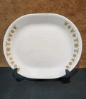 Vintage Corelle Pyrex Butterfly Gold  Platter EUC Meat White 12 1/4” x 10