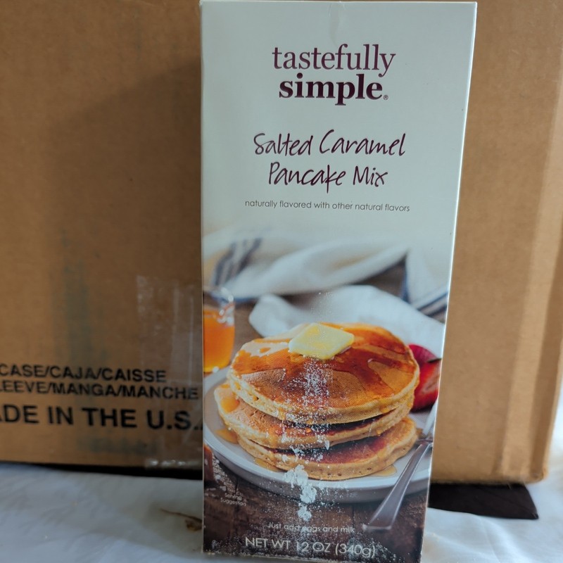 TASTEFULLY SIMPLE Salted Caramel Pancake Mix-Expired 7-5-23
