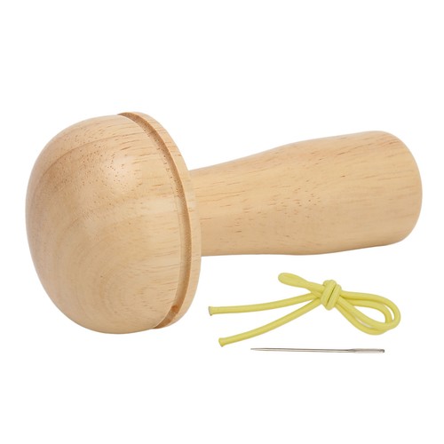 Darning Mushroom Kit Wooden Darning Mushroom Needle Sewing Tools - Picture 5 of 24