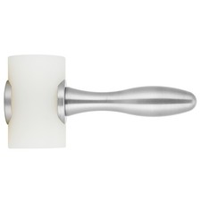 (Double Head White)Leather Craft Hammer DIY Handcraft Hand Made Nylon Carving