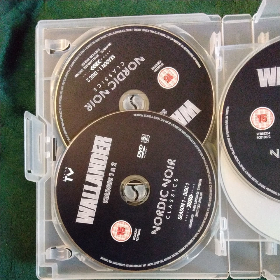 Wallander: The Complete Series - DVD  Free Postage - Image 3 of 4
