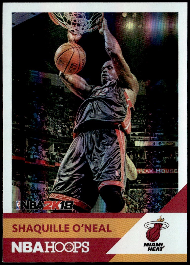 2017-18 Hoops #NNO Shaquille O'Neal Shaquille O'Neal NBA2K18 E1