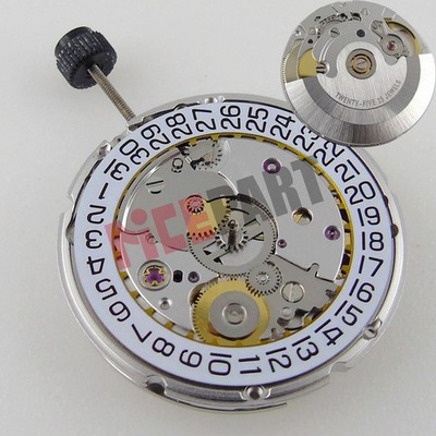 25 jewels 28800 bph PT5000 automatic movement replacement eta 2824-2 movement