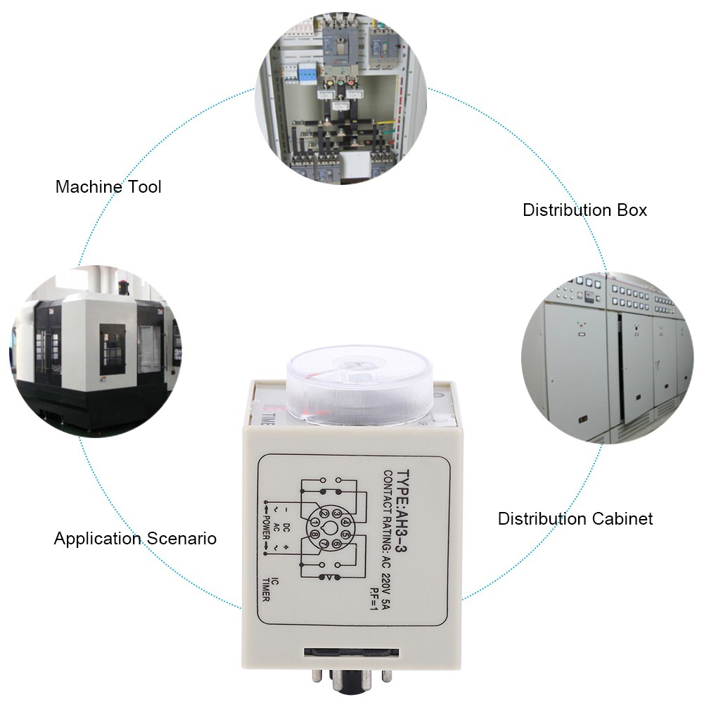Adjustable Delay Timer Switch For Automatic Control System☜