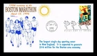US COVER PICTORIAL CANCEL FIRST DAY OF ISSUE TNT CACHETS BOSTON MARATHON