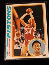 1978-79 Topps Basketball - #46 John Shumate - Detroit Pistons VG-EX Condition 