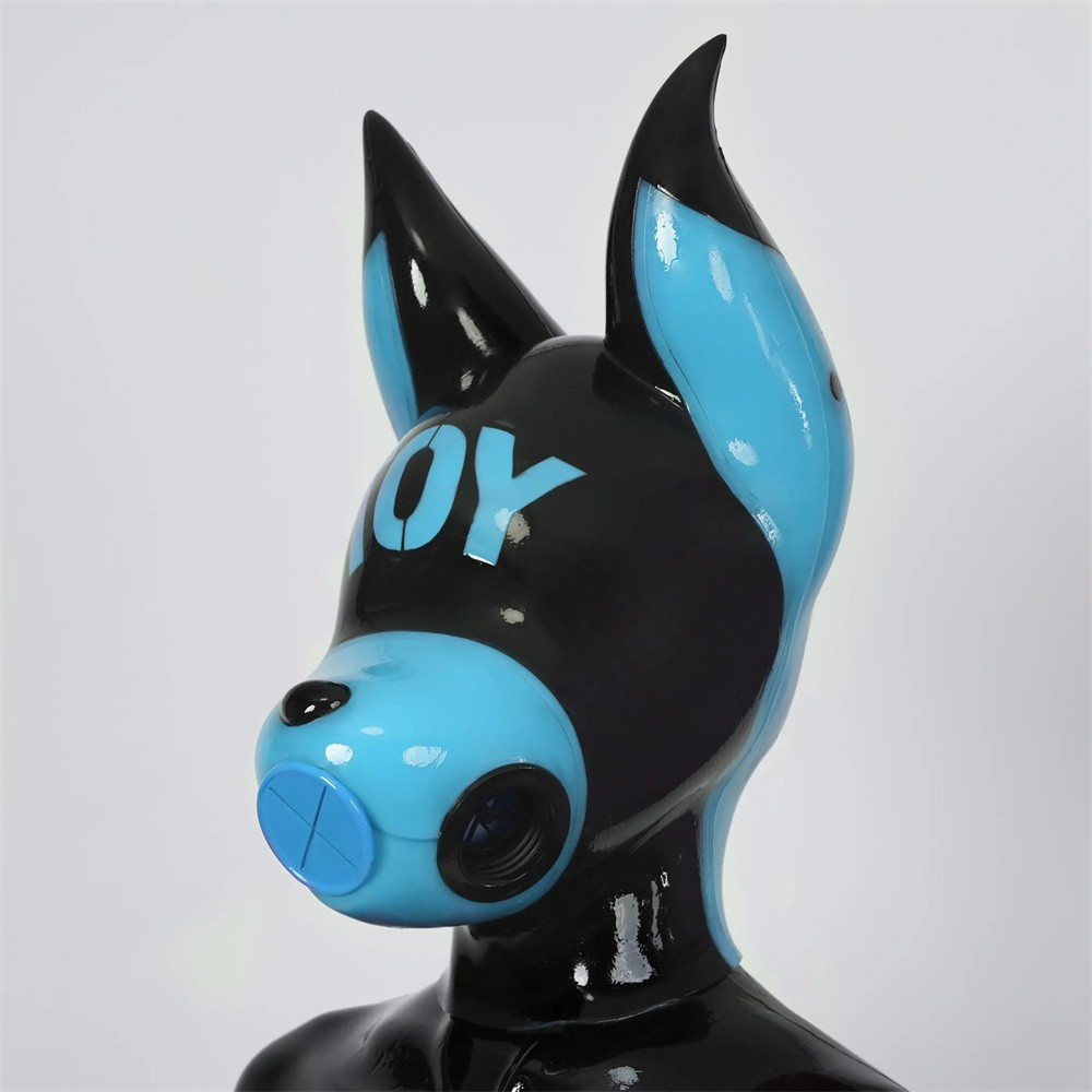 【土日セール】FETURAX Silicone ボンテージ　ミトン FETURAX Silicone BDSM Dog Drone Hood Mask Headgear BreathPlay