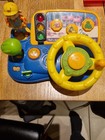Vtech Bob The Builder Activity Driver Toy Steering Wheel Car Sound Fully Working