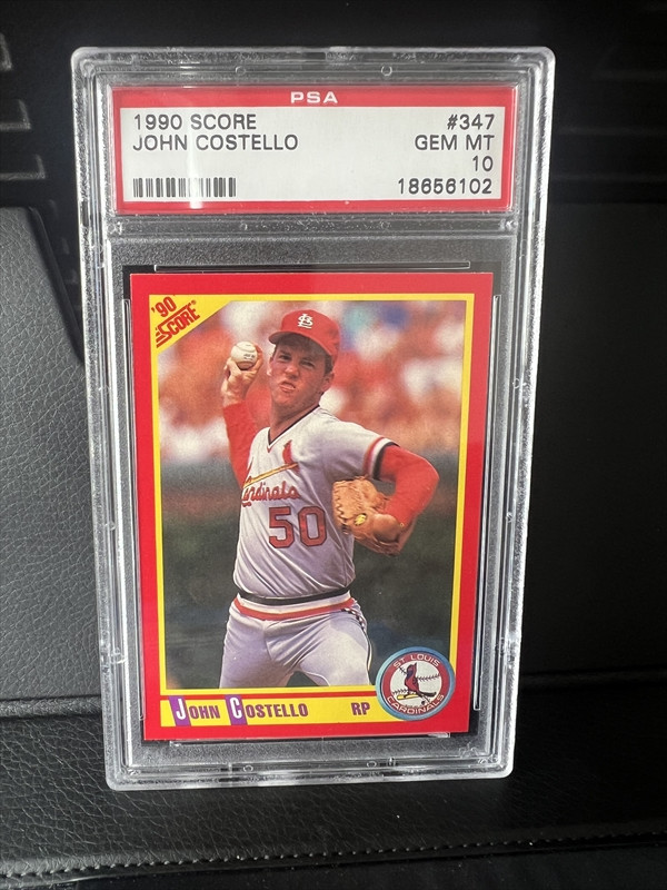 1990 Score John Costello Psa 10 1 of 1 graded 