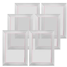 Uimoso Screen Printing Kit Silk Screen Printing Frame 10x14“ 156 Count Mesh 6pcs