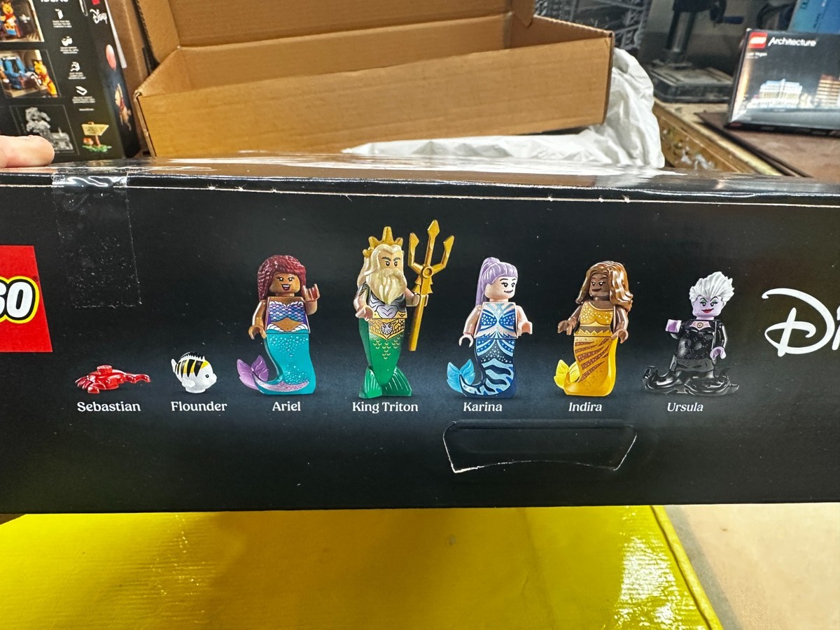 LEGO Disney Princess Set: 43225 Little Mermaid Royal Clamshell NEW