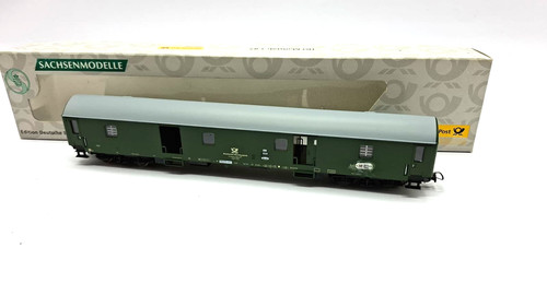 Sachsenmodelle 1:87 H0 74697 Bahnpostwagen der DBP - grün  in OVP LESEN ! | Zustand: Gebraucht