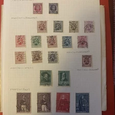 WORLDWIDE Stamps UNCHECKED. On page or part. *BELGIUM*
