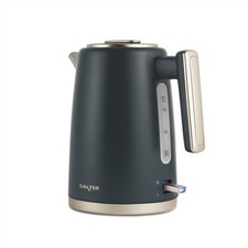 Salter Electric Kettle Marino Modern Design Auto Shut Off Blue Grey 1.7 L 3000 W