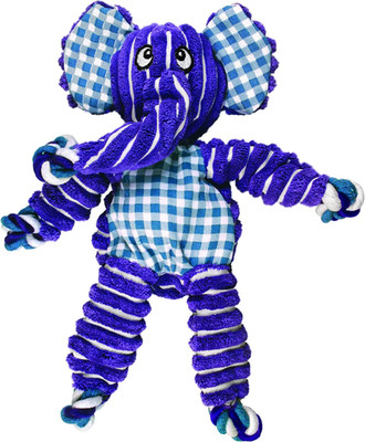 Floppy Knots - Durable No Stuffing Squeaky Rope & Plush Dog Toy - for Teething,