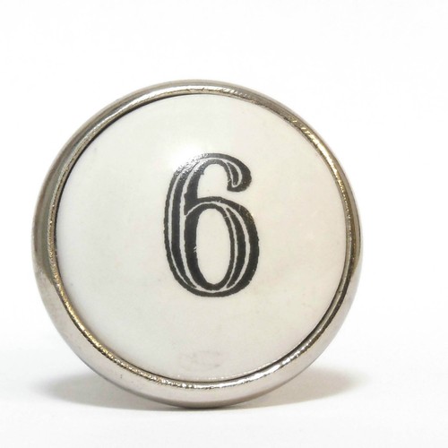 Ceramic Alphabet Letter Number Porcelain cupboard door Knobs eBay