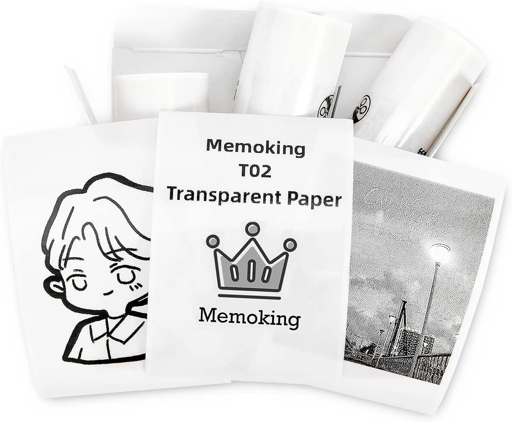 Phomemo T02 Mini Thermal Photo Printer Wireless Bluetooth Label Maker Inkless
