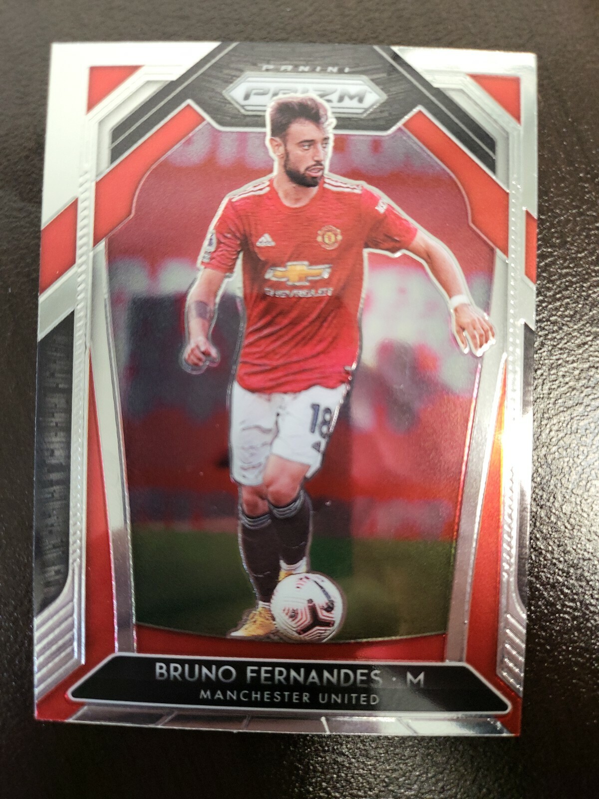 2020- 21 Prizm Premier League Bruno Fernandes card #12