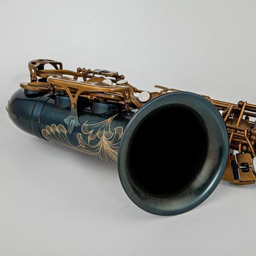 Unique Retro Alto Saxophone New Brass Antique Copper Eb Tune E Flat Instrument - Picture 4 of 19