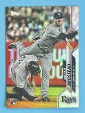 2020 Topps Series 1 Michael Brosseau RC #133 Rainbow Foil Parallel Rays