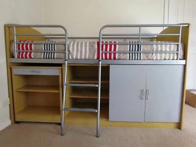 Combo Bunk Bed Bed Desk Storage Perfect For A Small Room