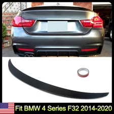 For BMW M4  F82 Coupe 2014-2020 Gloss Black Rear Trunk Spoiler Wing Lip MP Style