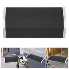 31*15" Portable Wheelchair Ramp Aluminium Alloy Threshold Ramp Scooter Stroller
