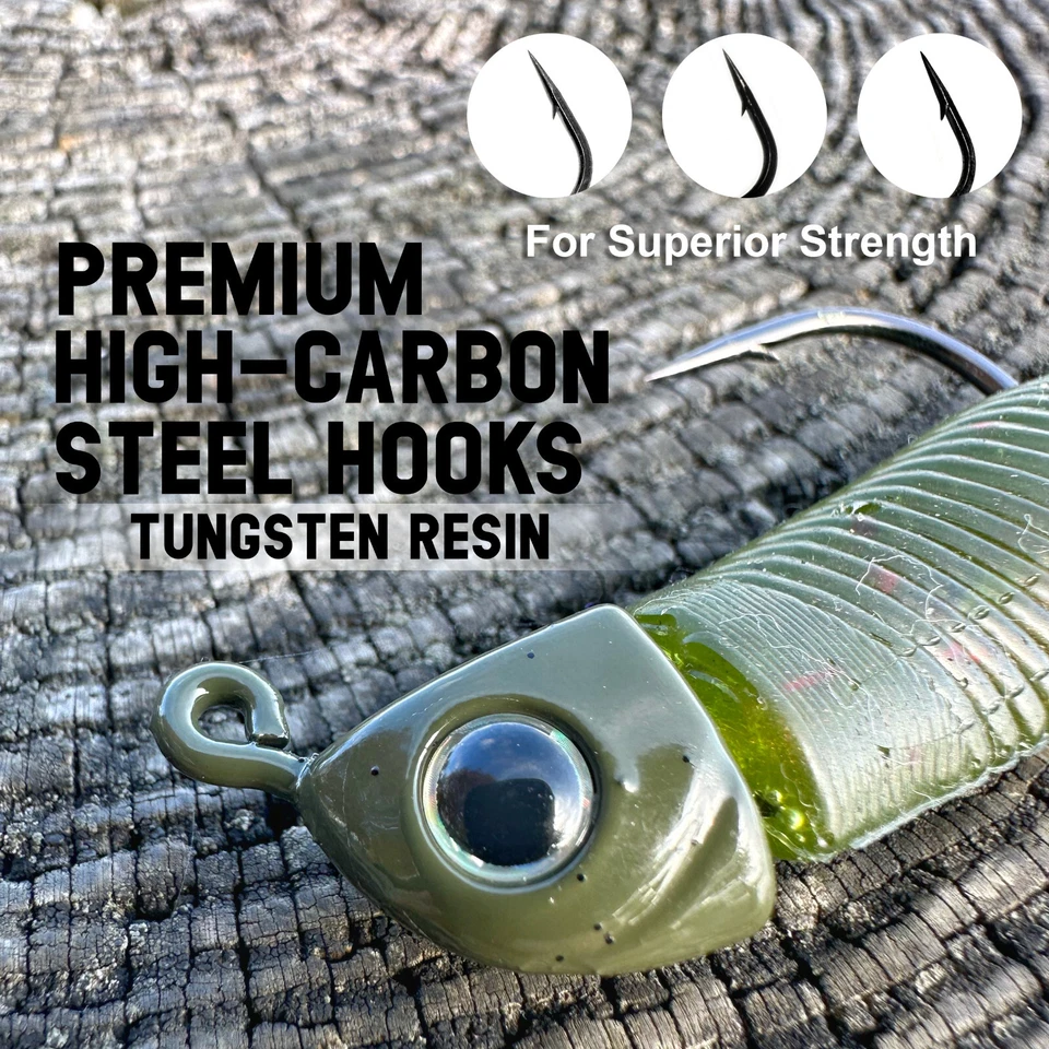 Reaction Tackle Tungsten Swimbait Jig Heads (5-Pack) - Image 3 of 4