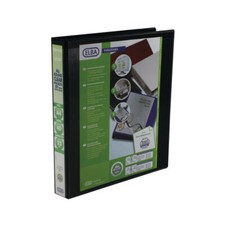 Image of Elba Panorama 25mm 4 D-Ring Presentation Binder A4 Black Pack of 6 40000841