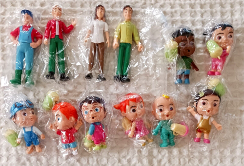 CAKE TOPPERS 12 Piece Set Children Party Boy Girls Fun Cupcake Topper NEW Sealed